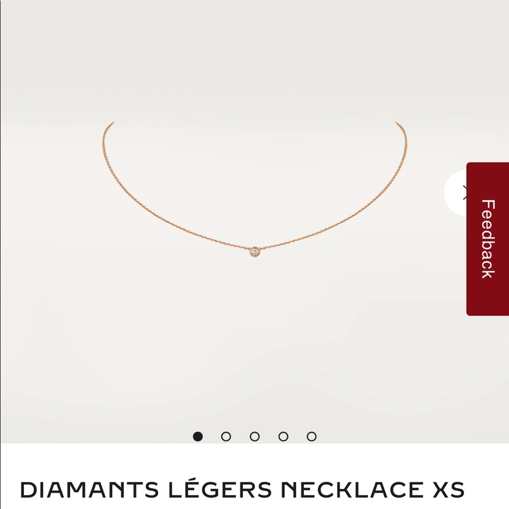 *SOLD* CARTIER DIAMANTS LÉGERS NECKLACE XS